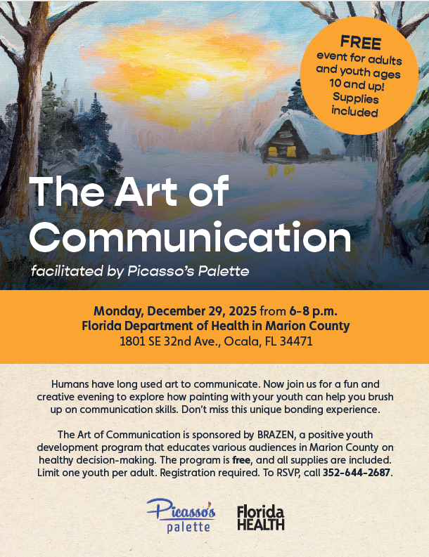 Art of Communication 12/29/2025 flyer. Click on the image or link below to open a PDF in a new window.
