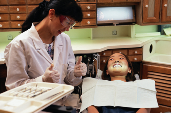 Dentist and Child