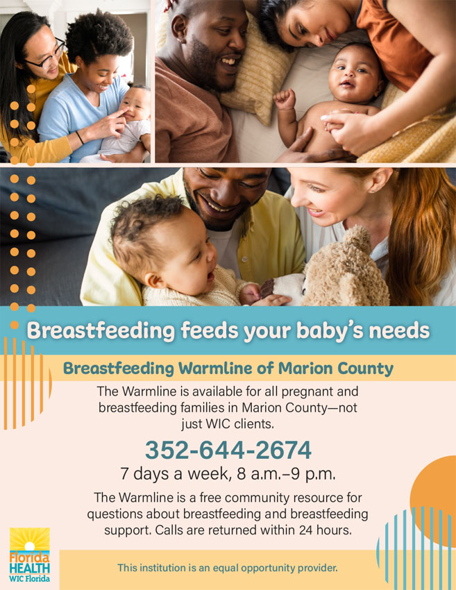 Breastfeeding warmline information